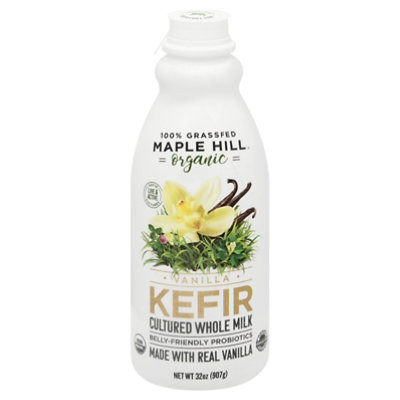 Maple Hill Milk Vanilla Kefir Bottle - 32 Oz - Image 3