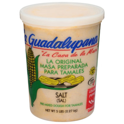 La Guadalupana Masa For Tamale Pre Mixed Con Chile - 5 Lb - Image 1