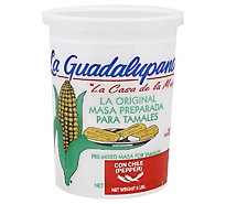 La Guadalupana Masa For Tamale Pre Mixed Con Chile - 5 Lb