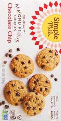 Simple Mills Crunchy Chocolate Chip Almond Flour Cookies - 5.5 Oz - Image 6