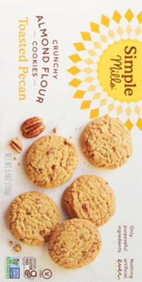 Simple Mills Toasted Pecan Crunchy Almond Flour Cookies - 5.5 Oz. - Image 6