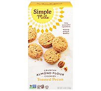 Simple Mills Toasted Pecan Crunchy Almond Flour Cookies - 5.5 Oz.