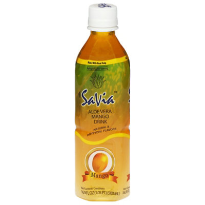 Savia Mango Aloe Vera Drink - 16.9 Fl. Oz. - Image 2