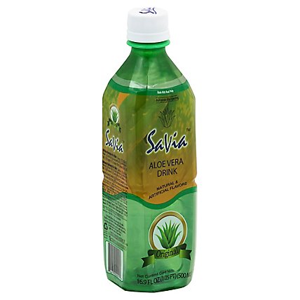 Savia Aloe Vera Drink Original - 16.9 Fl. Oz. - Image 1