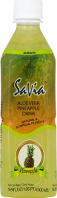 Savia Pineapple Aloe Vera Drink 16.9 Fl. Oz. jewelosco