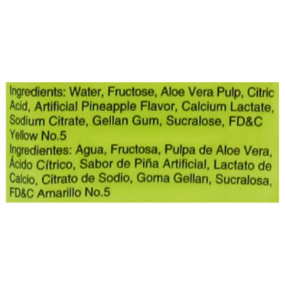 Savia Pineapple Aloe Vera Drink - 16.9 Fl. Oz. - Image 4