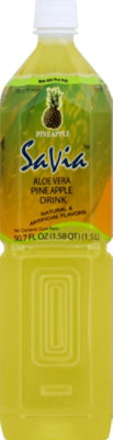 Savia Pineapple Aloe Vera Drink - 50.72 Fl. Oz. - Image 2