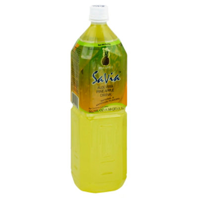 Savia Pineapple Aloe Vera Drink - 50.72 Fl. Oz. - Image 1