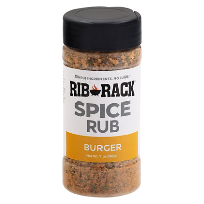 Rib Rack All Natural No Junk Spice Rub Seasoning Hamburger - 5.5 Oz - Image 3