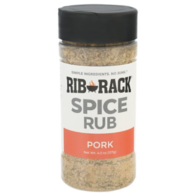 Rib Rack Rub Pork - 4.5 Oz - Image 1