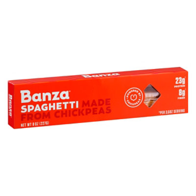 Banza Spaghetti Made From Chickpeas Box - 8 Oz