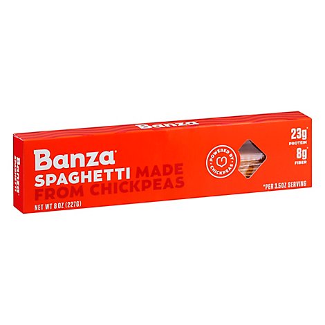 Banza Spaghetti Made From Chickpeas Box - 8 Oz