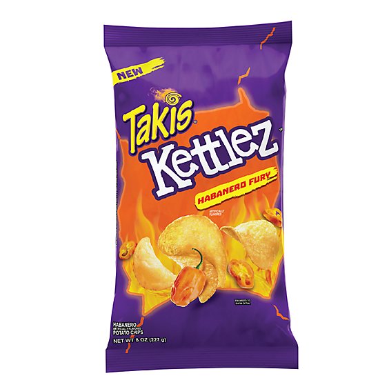 Takis Kettlez Habanero Fury Habanero Kettle Potato Chips - 8 Oz