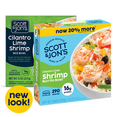 Scott & Jons Shrimp Bowl Cilantro Lime - 8 Oz - Shaw's