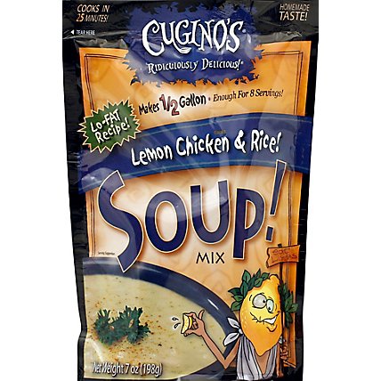 Cuginos Soup Greek Chicken & Rice - 7 Oz - Image 2