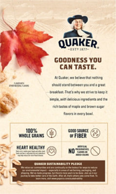 QUAKER Maple and Brown Sugar Instant Oatmeal - 8 - 1.51 Oz.  - Image 5