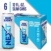 Bud Light Next Light Beer Cans - 6-12 Fl. Oz. - Image 1