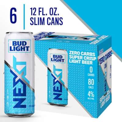 Bud Light Next Light Beer In Cans - 6-12 Fl. Oz.