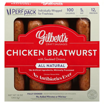 Gilberts Chicken Bratwurst - 10 Oz - Image 3