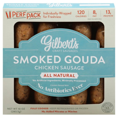 Gilberts Chicken Sausage Gouda - 10 Oz - Image 3