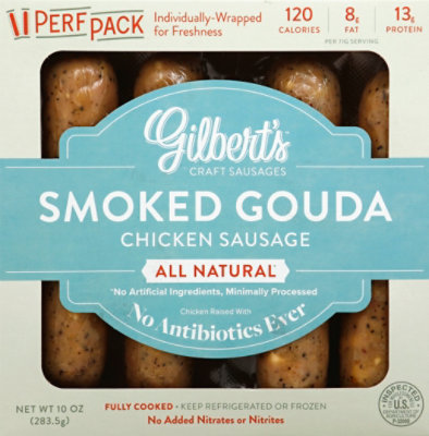 Gilberts Chicken Sausage Gouda - 10 Oz - Image 2