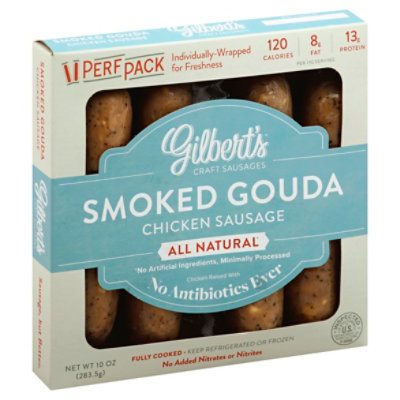 Gilberts Chicken Sausage Gouda - 10 Oz - Image 1