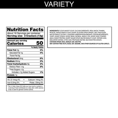 Carrs Entertainment Crackers Variety Pack Snack Crackers - 7.05 Oz - Image 2