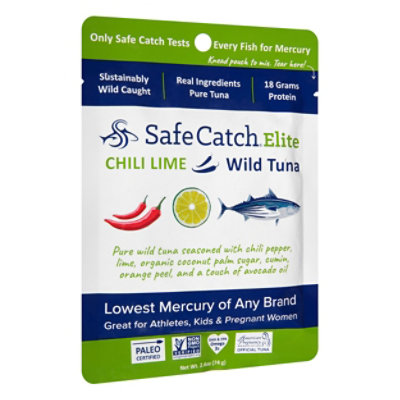 Safe Catch Skipjack Wild Tuna Steak, Elite Pouch