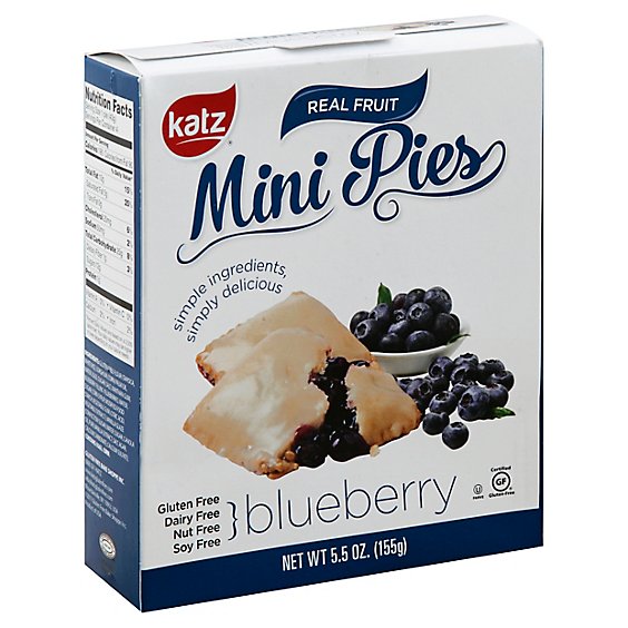Katz Mini Blubry Pie - 5.5 Oz