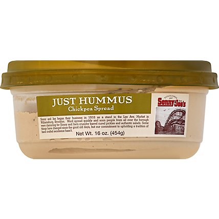 Sonny & Joe Just Hummus Spread - 16 Oz - Image 2