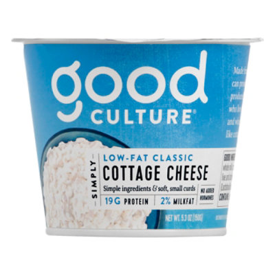 good culture Simply Cottage Cheese Lowfat Classic - 5.3 Oz - Image 2