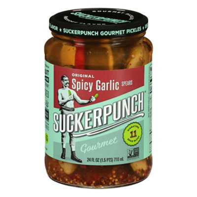 Sucker Punch Pickle Spear Organic - 24 Oz - Image 3