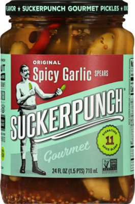 Sucker Punch Pickle Spear Organic - 24 Oz - Image 2