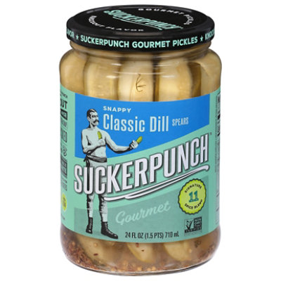 Sucker Punch Pickle Spear Dill - 24 Oz