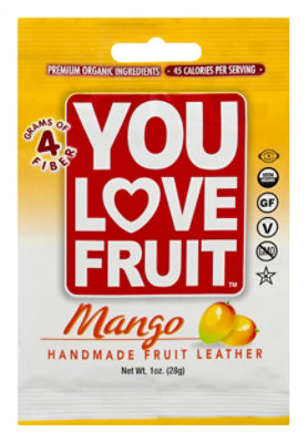 You Love Fruit Mango Fruit Leather - 1 Oz - Image 1