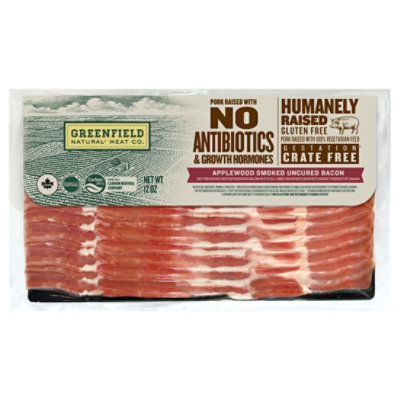 Greenfield Applewood Bacon Abf - 12 Oz - Image 1