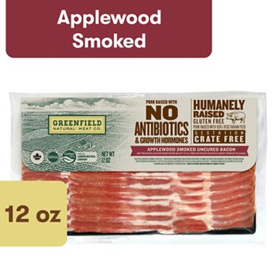 Greenfield Applewood Bacon Abf - 12 Oz - Image 2