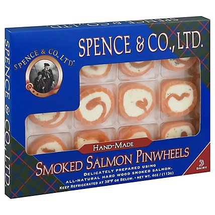 Spence Salmon & Cream Cheese Pinwheels - 4 Oz - Image 1