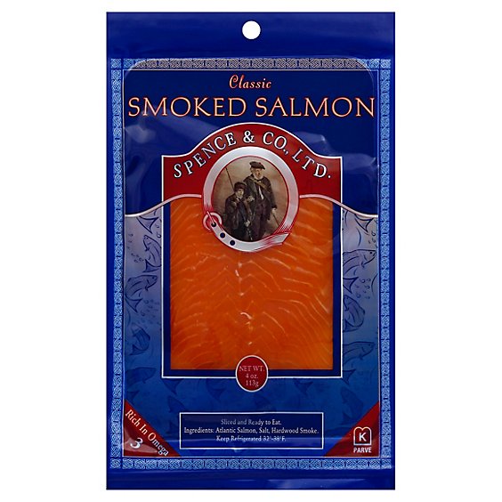 Spence Salmon Classic Smoked 4 Oz - 4 Oz