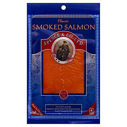 Spence Salmon Classic Smoked 4 Oz - 4 Oz - Image 1