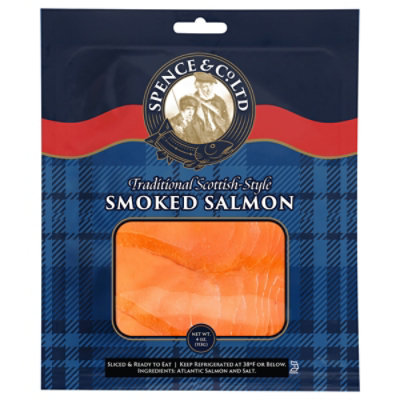 Spence Scottish Smoked Salmon - 4 Oz - Image 1