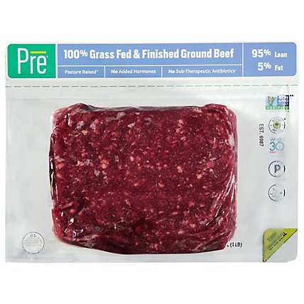 Pre Beef Ground Beef 95% Lean 5% Fat - 16 Oz - Image 1