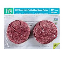 Pre Beef Ground Beef Patties 85% Lean 15% Fat - 10.6 Oz