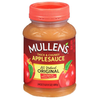 Mullens Applesauce Think & Chunky Original - 24 Oz - Image 3