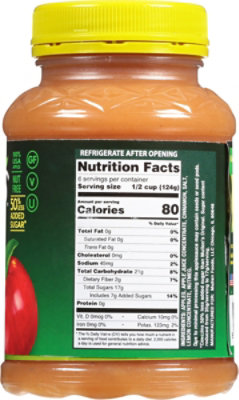 Mullens Applesauce Think & Chunky No Added Sugar - 24 Oz - Image 6