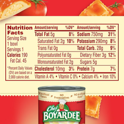 Chef Boyardee Cheese Ravioli Microwavable Bowl - 7.5 Oz - Image 4