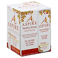 Aspire Energy Drink Healthy Energy Mango Lemonade Box - 4-12 Fl. Oz. - Image 1