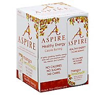 Aspire Energy Drink Healthy Energy Mango Lemonade Box - 4-12 Fl. Oz.