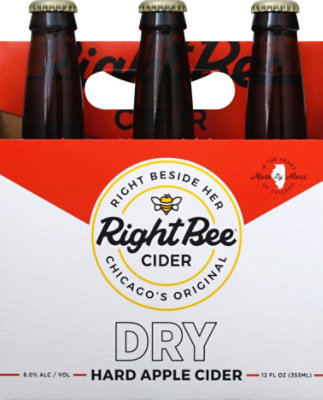 Right Bee Cider Dry 6pk Btl - 6-12 Fl. Oz. - Image 3