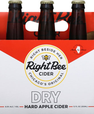 Right Bee Cider Dry 6pk Btl - 6-12 Fl. Oz. - Image 2